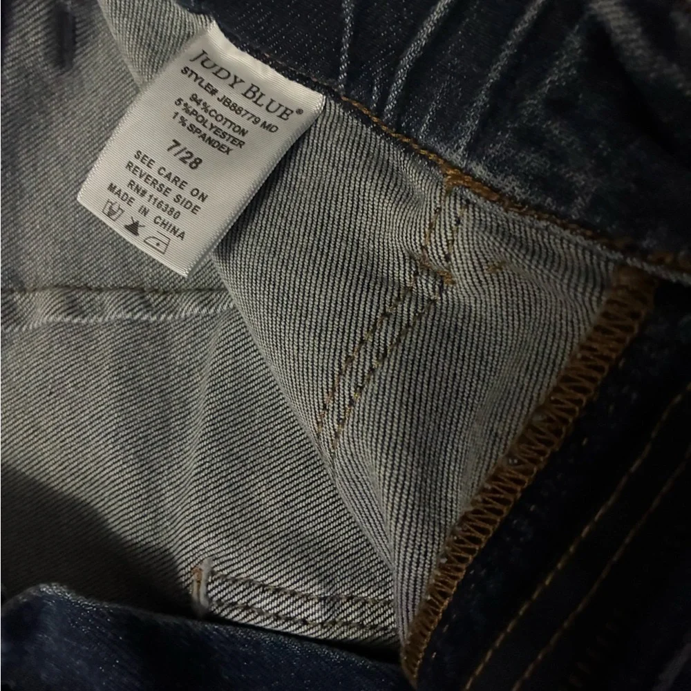 Judy Blue High Rise Denim Jogger Jeans - Picture 7 of 9